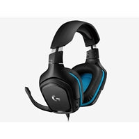 Logitech G432 Gaming Headset, 7.1 Virtual Surround Sound, Compatible with PC, Xbox, PS4, Switch or Mobile Device Via 3.5mm Connection or USB DAC, 50mm Audio Drivers, Enlarged 6mm Mic with Mute Feature Logitech G432 Gaming Headset, 7.1 Virtual Surround Sound, Compatible with PC, Xbox, PS4, Switch or Mobile Device Via 3.5mm Connection or USB DAC, 50mm Audio Drivers, Enlarged 6mm Mic with Mute Feature